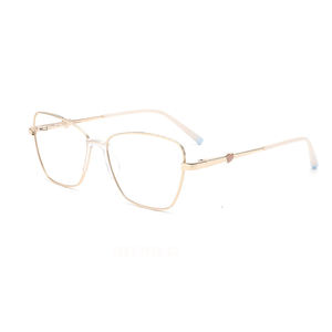 Venta al por mayor de moda Monturas <span class=keywords><strong>Opticas</strong></span> Metal de lujo Gafas de lectura Marcos de Anteojos - Product Image 3