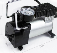 Compresseur d'air pour voiture en métal 12V avec 100 PSI et moniteur de pression des pneus