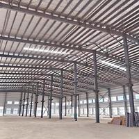Estructura de Acero para Almacenes, Prefabricada, Industrial, de Alta Resistencia, Fácil Instalación, con Marco Metálico Soldado