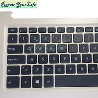 Clavier PO portugais LA SP FR pour Asus X510UF X510UA X510UN X510UQ X510UR Palmrest C Cover Shell No Backlit Keyboard Original