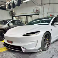 Kit de carrosserie de conversion pour Tesla Model 3 Highland Performance : Lame avant, Lame arrière, Jupes latérales, Couvre-coins arrière