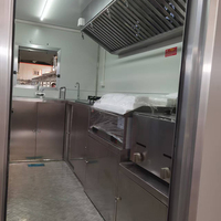 Mobiele keuken pizza koffie thee fruitsap pizza hamburger fastfoodwagen foodtrailer
