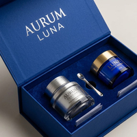 Boîte à ampoules en carton rigide personnalisée, emballage de sérum pour soins de la peau, boîte de rangement et de présentation de haute qualité pour cosmétiques