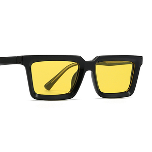 แว่นกันแดดทรงสี่เหลี่ยมกรอบพลาสติก UV400 หรูหรา แฟชั่นปี 2026 แว่นกันแดดโพลาไรซ์สำหรับผู้ชาย ขายส่ง - Product Image 4