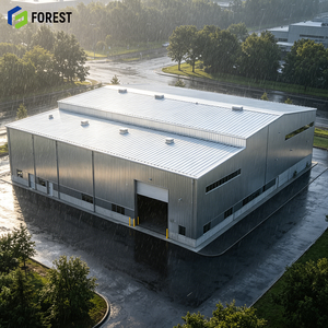 Bâtiment d'atelier préfabriqué, facile à assembler, résistant au vent, anti-diffusion, vente en gros, assemblage à colonnes longues, fabrication de haute qualité, rapide et automatisé - Product Image 1