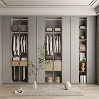 Armoire sur mesure pour toute la maison, bureau, commode, armoire intégrée, style moderne, luxe léger, ensemble complet, style européen, armoire d'angle populaire