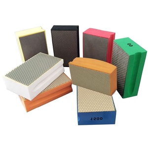 OEM tùy chỉnh 90x55 mét vuông Kim Cương Xốp gạch ceramic tay đánh bóng pad cho Granite Marble sứ-mài mòn đá công cụ - Product Image 5