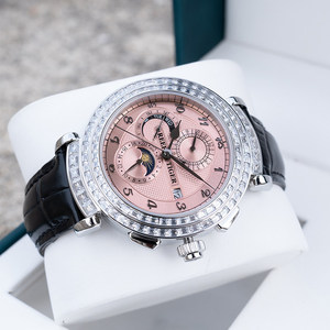 Reloj Unisex Elegante con Esfera Grande, Diseño de Cielo Estrellado, Mecanismo de Diamantes Completo y Super Complejo - Product Image 3