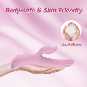 Ylove Stoßender Flüssigsilikon-<span class=keywords><strong>Rabbit</strong></span>-<span class=keywords><strong>Vibrator</strong></span> für Frauen mit Doppelmotor, <span class=keywords><strong>10</strong></span> Geschwindigkeiten, G-Punkt- und Klitoris-Stimulator, IPX65 Wasserdicht - Product Image 4