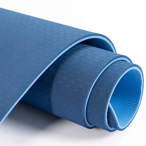 Tapis antidérapant écologique personnalisé avec logo, double couche 6 mm, marque privée, vente en gros, TPE, longueur 183 cm, sur mesure 183*61*6/183*61 - Product Image 3