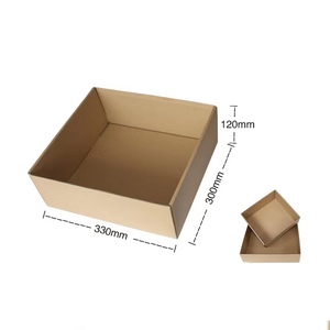 DIY <strong>Hamper</strong> <strong>Trays</strong> Luxury Empty Strong Corrugated Cardboard Display <strong>Tray</strong> for Food, Fruit, Cans, Drinks, Gift Display - Product Image 5