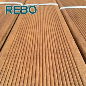 Piastrelle per pavimenti da giardino pavimento per terrazze ignifugo per esterni Decking in bambù per esterni