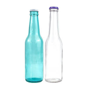 Venta al por mayor 280ML botellas de <span class=keywords><strong>cerveza</strong></span> verde transparente con <span class=keywords><strong>corona</strong></span> tapa de metal <span class=keywords><strong>cerveza</strong></span> casera 340ml capacidad jugo <span class=keywords><strong>cerveza</strong></span> bebida muestra gratis - Product Image 3