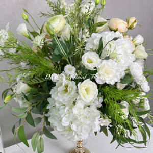 ลูกบอลดอกไม้ปลอมดอกไฮเดรนเยียสำหรับประดับตกแต่งโต๊ะงานแต่งงานลูกบอลดอกไม้ - Product Image 3