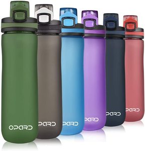 900 मिलीलीटर ट्रिटन प्लास्टिक हाइड्रेटेड पानी की बोतल क्लिक के साथ खुले ढक्कन रबर मेंढक शरीर - Product Image 1