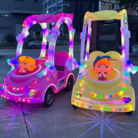 Nouvelle Voiture Tamponneuse Électrique Lumineuse pour Enfants, Modèle Gabon, Équipement d'Amusement Double Place, à Monnayeur avec Minuteur