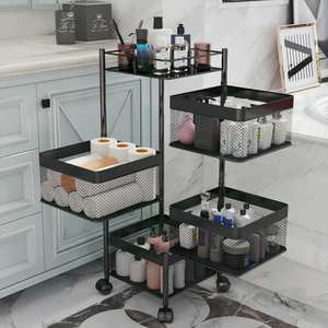 2025 mới cổ điển nhà bếp Xe đẩy giỏ hàng 5-Layer xoay giỏ Multilayer giá lưu trữ kệ cho Trái Cây Rau nhà máy - Product Image 3