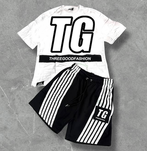 Ensemble de survêtement personnalisé pour <span class=keywords><strong>homme</strong></span>, été, séchage rapide, polyester/coton, maillots de football, shorts, <span class=keywords><strong>streetwear</strong></span>, t-shirt - Product Image 5