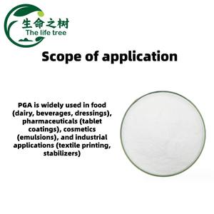 Propilen Glikol Alginat (<span class=keywords><strong>PGA</strong></span>) Bubuk Kelas Makanan C9H14O70n, Pengemulsi, Penstabil, dan Pengental untuk Minuman dan Produk Susu - Product Image 2