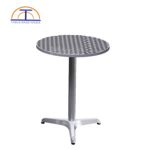 Table et bancs de jardin en aluminium imperméables pour l'extérieur, patio, cour, restaurant, meubles pour la plage HLT-196 Outdoor T - Product Image 1