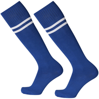 Multi Colors White Stripe Polyester Nylon Serviette de Compression Football High Tube Running Sports Chaussettes Custom Logo