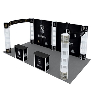 Portable Folding Spiral <strong>Twister</strong> <strong>Tower</strong> 10x20 Aluminum Modular Advertising Promotion <strong>Display</strong> Exhibition Tradeshow Booth - Product Image 1