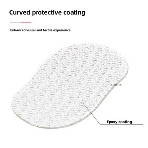Lima per Piedi in Vetro Nano Trasparente a Forma di Uovo con LOGO Personalizzato, Alta Qualità, per Rimuovere Pelle Morta e Calli - Product Image 4