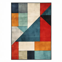 Tableau mural géométrique abstrait sur toile, imprimé coloré Bauhaus Mid-Century, décoration moderne pour salon, chambre, bureau, maison, coffret cadeau