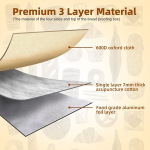 La bolsa enfriadora de arranque de masa fermentada para el calentador de pan <span class=keywords><strong>Brod</strong></span> y Taylor mantiene convenientemente su arranque a la temperatura óptima - Product Image 3