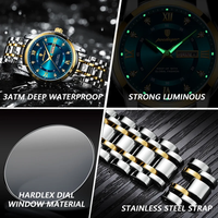 Montre pour Homme de Luxe Lumineuse POEDAGAR 936 Nouvelle Montre à Quartz Professionnelle et Décontractée