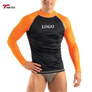 Custom Men <strong>Anti</strong> <strong>Uv</strong> <strong>Long</strong> <strong>Sleeve</strong> <strong>Swimsuit</strong> Top Surfing Tee <strong>Uv</strong> Rashguard Men Rash Guard Sun Shirt - Product Image 2