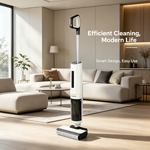 Aspiradora de aire caliente con batería de 4000 mAh para limpieza profunda de cocina, limpiador de suelos multiusos, inalámbrico, para alfombras y pisos - Product Image 1