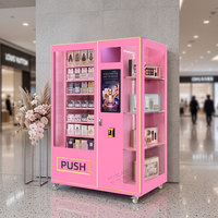 Distributeur automatique 24h/24 et 7j/7 pour produits capillaires, ongles et cils, avec vitrine tactile de 21,5 pouces, pour cosmétiques
