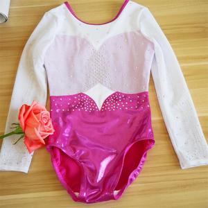 <span class=keywords><strong>Justaucorps</strong></span> métallisé à manches longues pour femmes vêtements de danse vêtements de Performance <span class=keywords><strong>justaucorps</strong></span> combinaison de gymnastique - Product Image 6