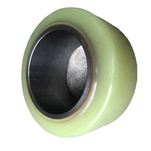 อายุการใช้งานยาวนาน254X120X169 Mm โพลียูรีเทน PU กดบนยางสำหรับรถยกไฟฟ้าโตโยต้า/รถยก Reach/รถบรรทุกพาเลท - Product Image 1