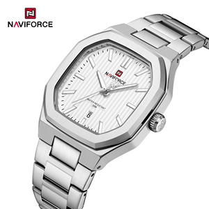 Nouvelle montre à quartz de luxe 9271, populaire, sportive et tendance, étanche 3 ATM, avec calendrier lumineux, bracelet en acier inoxydable et boîtier en alliage. - Product Image 3