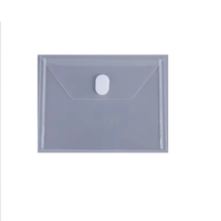 Kemasan penyimpanan A4 A5 A7 A8 tas berkas bening dengan Folder tombol jepret alat tulis kantor tas dokumen Folder File khusus