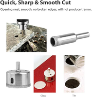 Foret à noyau de diamant pour le perçage de carreaux de céramique, marbre, granit, verre, grande vente