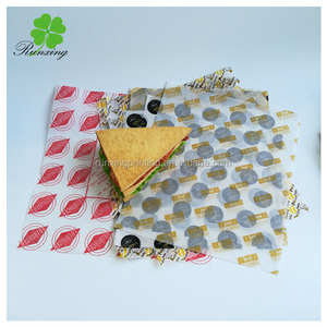 Deli-papel de envolver alimentos de grado alimenticio, a prueba de grasa, para hornear carne, pan, hamburguesa, mantequilla, sándwich, 30x30cm - Product Image 3