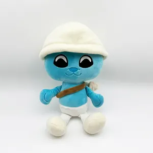 Boneka binatang mewah kartun mainan mewah baru smurdes kucing lucu smurdes kucing boneka mewah mainan perifer menyenangkan