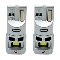 T10 LED-Glühbirne CANBUS Fehlerfrei 2LED 4,5W 12-50V Weitspannungsbereich Weiß W5W für Auto-Innenraum, Kuppel- und Kennzeichenbeleuchtung