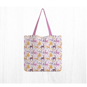 กระเป๋าผ้าฝ้ายคุณภาพพรีเมียม พิมพ์ลาย ดีไซน์สวยงาม เป็นมิตรกับสิ่งแวดล้อม ใช้ซ้ำได้ ทนทาน เหมาะสำหรับการช้อปปิ้ง จำหน่ายส่ง - Product Image 3