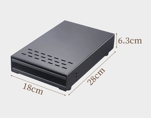 LeGood Coffee Knock <b>Box</b> with Drawer Sheet <b>Metal</b> Fabrication 18x28x6.3cm - Product Image 2