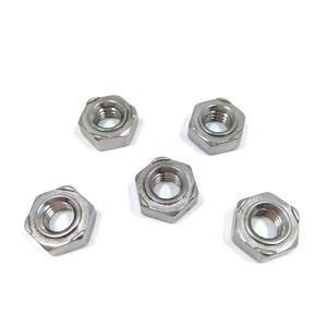 Écrou de soudage hexagonal en acier au carbone M3 M4 M5 M6 <span class=keywords><strong>M8</strong></span> contre-écrou avec écrou de projection DIN929 écrous de joints de soudure - Product Image 6