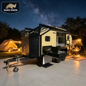 Caravane tout-terrain, caravane de tourisme hors route, remorque de caravane avec toilettes, double essieu, capacité 6 personnes - Product Image 1