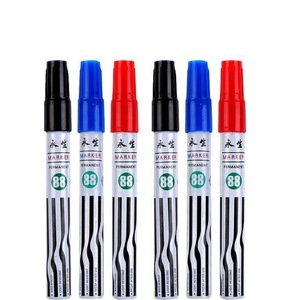 Yong Sheng 88 Oil-Based <b>Marker</b> Pen <b>Permanent</b> Ink 12mm Metal Body Black Red Blue Colors - Product Image 2