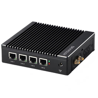 Dispositivo de Firewall sin Ventilador J3710 4C/4T, 4 Puertos LAN I226, Enrutador de Red, Compatible con PF-Sense AES NI HD/VGA/Wi-Fi