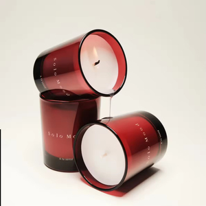 Sang Trọng Hoa Khuếch Tán Thiết Lập Trang Trí Nội Thất Lọ Thủy Tinh Nến Không tốn kém Nhãn Hiệu Riêng Sáp Đậu Nành Nến Thơm - Product Image 3