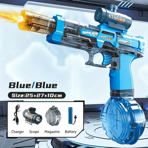 Pistola de Agua Eléctrica para Niños, Pistola de Juguete Eléctrica Automática de Alta Calidad, Plástico de Alta Presión, Cámara de Retorno, Regalo Genial, Juego de Disparos - Product Image 3