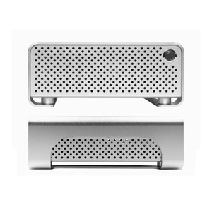 Zimmer Mini-Itx Computer Case Aluminum Alloy Laser Cut Perforated Design For Pc Build - Product Image 4
